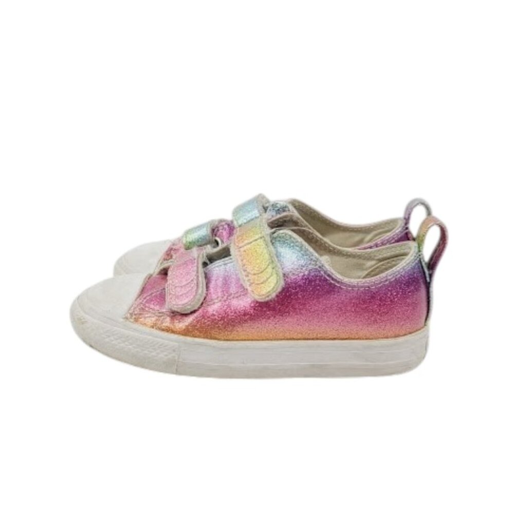 Converse Boy Multicolor Rainbow 765533C Casual Sneaker Shoes‎ Size 9